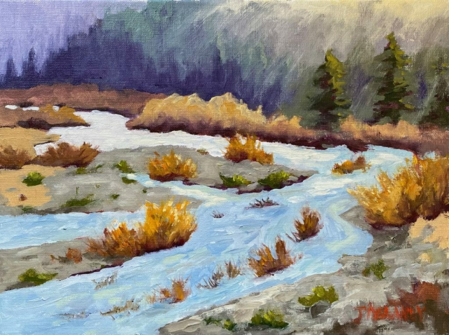 Tammy DeLandy - River Basin 11x14 oil