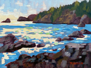 Tammy DeLaney - North View 9x12 oil