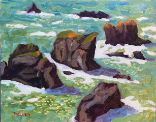 Tammy DeLaney - The Stacks 11x14 oil